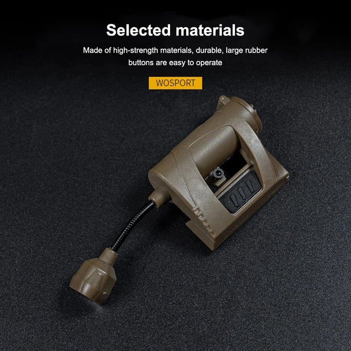Versatile 3-mode LED helmet light, perfect for outdoor activities and tactical use
