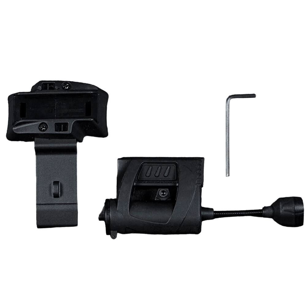Portable 3-mode tactical helmet light providing powerful LED illumination