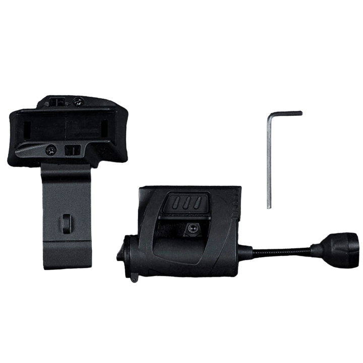 Portable 3-mode tactical helmet light providing powerful LED illumination