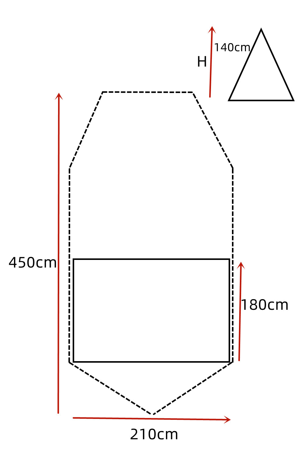 Unisex 3-Person Waterproof Lightweight Camping Tent