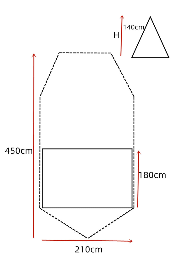 Unisex 3-Person Waterproof Lightweight Camping Tent