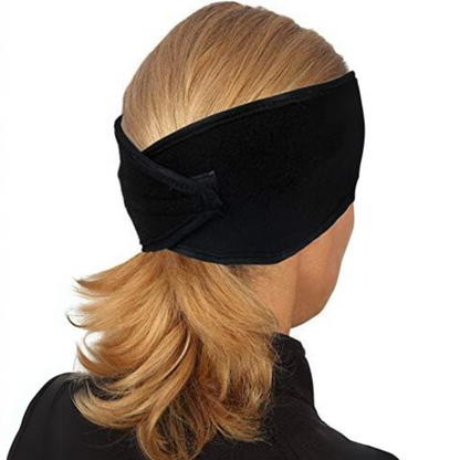 Unisex fleece ear warmers for activewear, perfect sports accessory for running & cold weather outdoor activities.