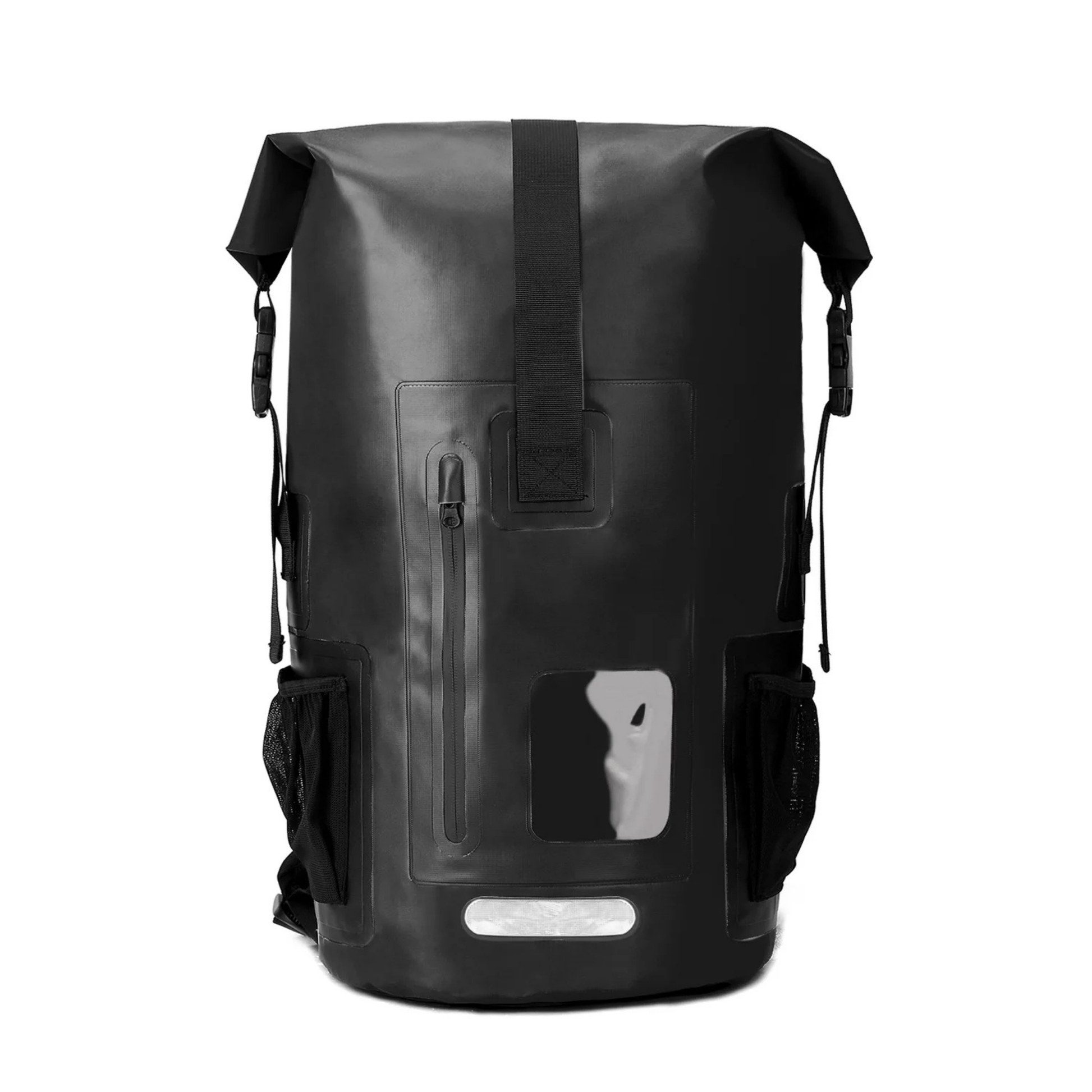 Stylish unisex 35-liter waterproof backpack, ideal for urban exploration or wilderness