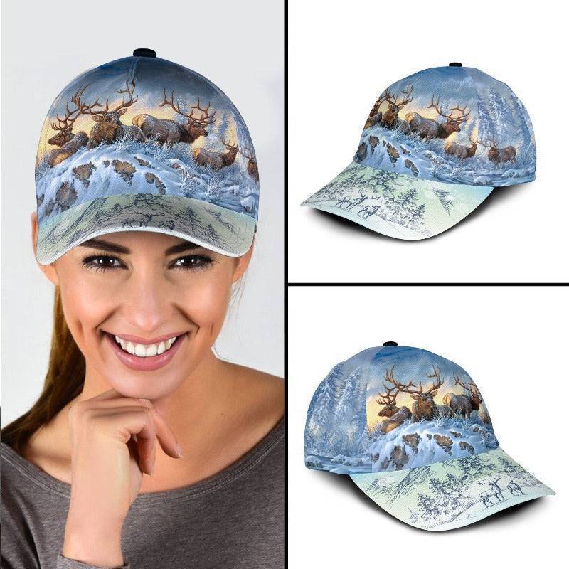 Unisex 3D Deer Hunter Baseball Cap