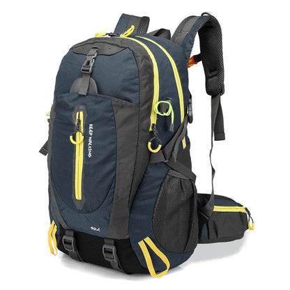 Unisex 40L Water-Resistant Outdoor Travel Backpack