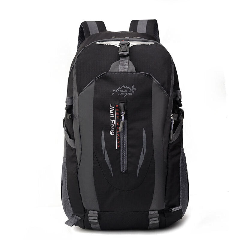 Unisex 40L trekking backpack, waterproof with rain cover included, ideal for camping