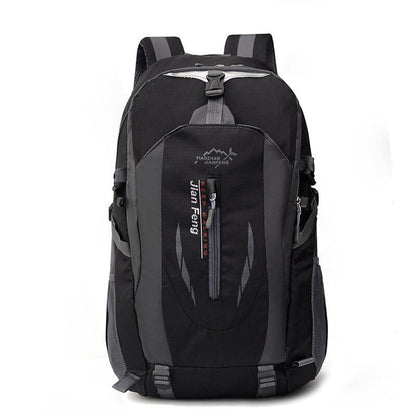 Unisex 40L trekking backpack, waterproof with rain cover included, ideal for camping