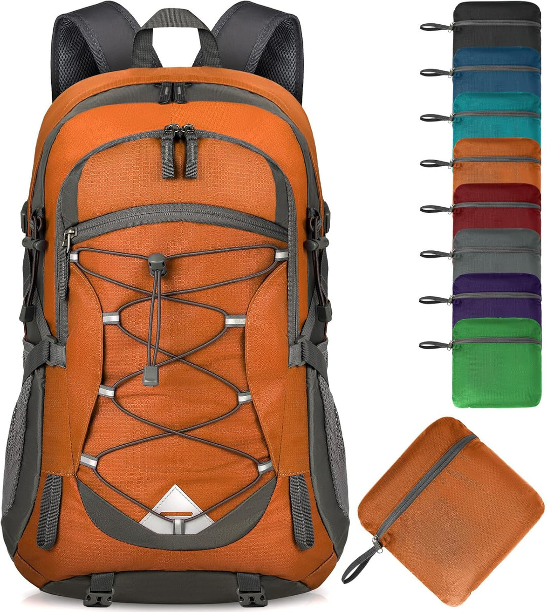 Unisex 40L waterproof backpack, versatile outdoor gear for hiking, camping, and travel.