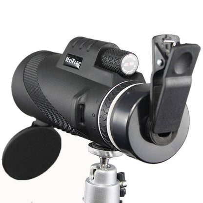 Durable monocular telescope, 40x60, perfect for birdwatching, hunting, and travel