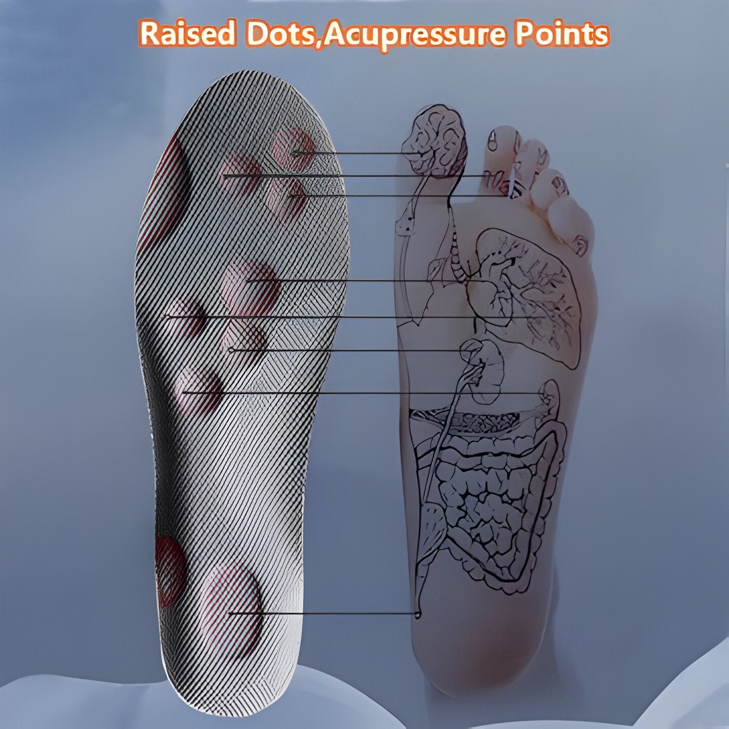 Enhance footwear comfort with 4D Cloud Technology insoles; provide excellent cushioning, support & pain relief.