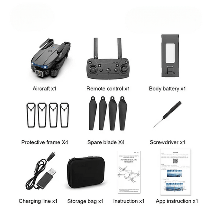 High-performance 4K UHD camera drone with extended flight time for immersive aerial photography experiences.
