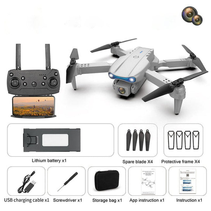 Advanced RC quadcopter drone with 4K UHD camera & extended flight time for professional aerial photography.