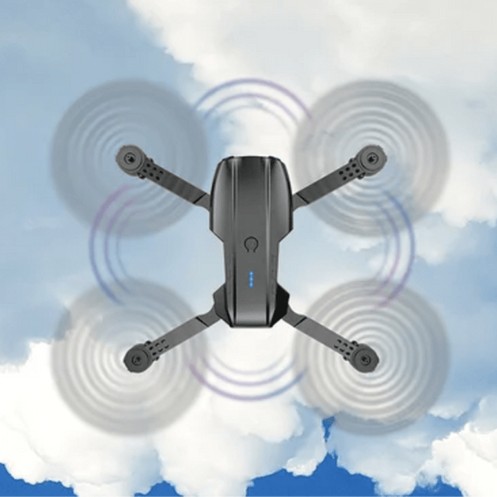 Unisex 4K drone flying over a scenic landscape, capturing high-resolution aerial photography with long flight.