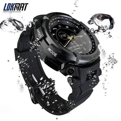 Stylish bluetooth smartwatch, 50M waterproof, unisex design with comfortable strap, activity tracker