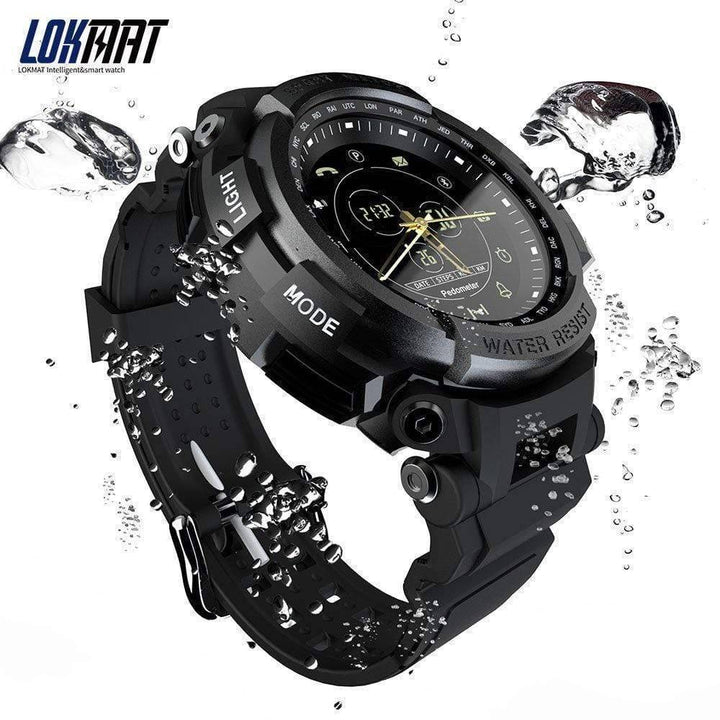 Stylish bluetooth smartwatch, 50M waterproof, unisex design with comfortable strap, activity tracker