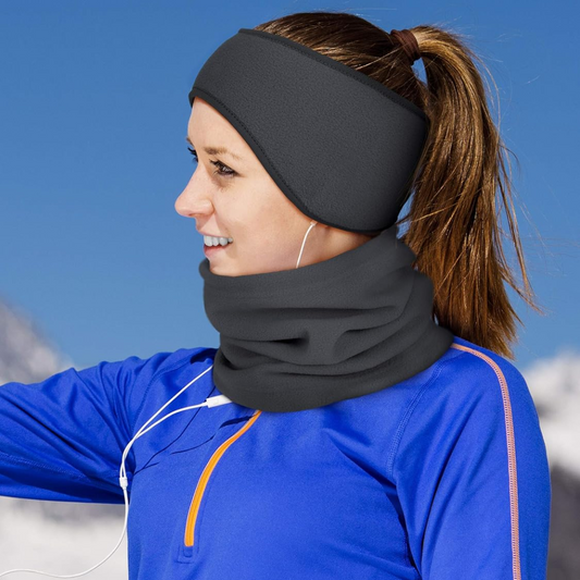 Unisex 6-in-1 Winter Fleece Set for ultimate cold weather warmth. ArcticPack thermal head & neck protection.