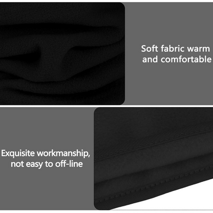 Giftable unisex 6-in-1 winter fleece set. Thermal headwear & neck protection for skiing, hiking, & outdoor sports.