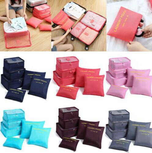Organize clothes & gear with this waterproof travel storage set. Essential for any trip.
