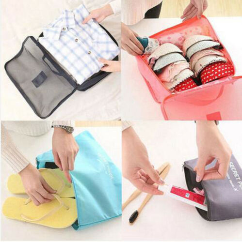 Maximize luggage space with this 6-piece travel storage set. Perfect for organized packing.