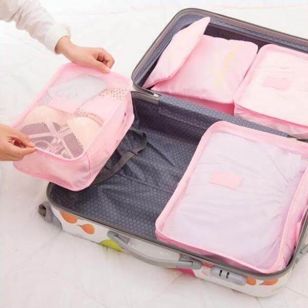 Efficient unisex packing cubes for all your travel needs. Keep clothes neat & tidy.