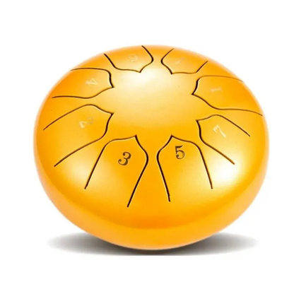 Handcrafted 8-tone rain drum, an enriching acoustic musical instrument for sound therapy & calm.