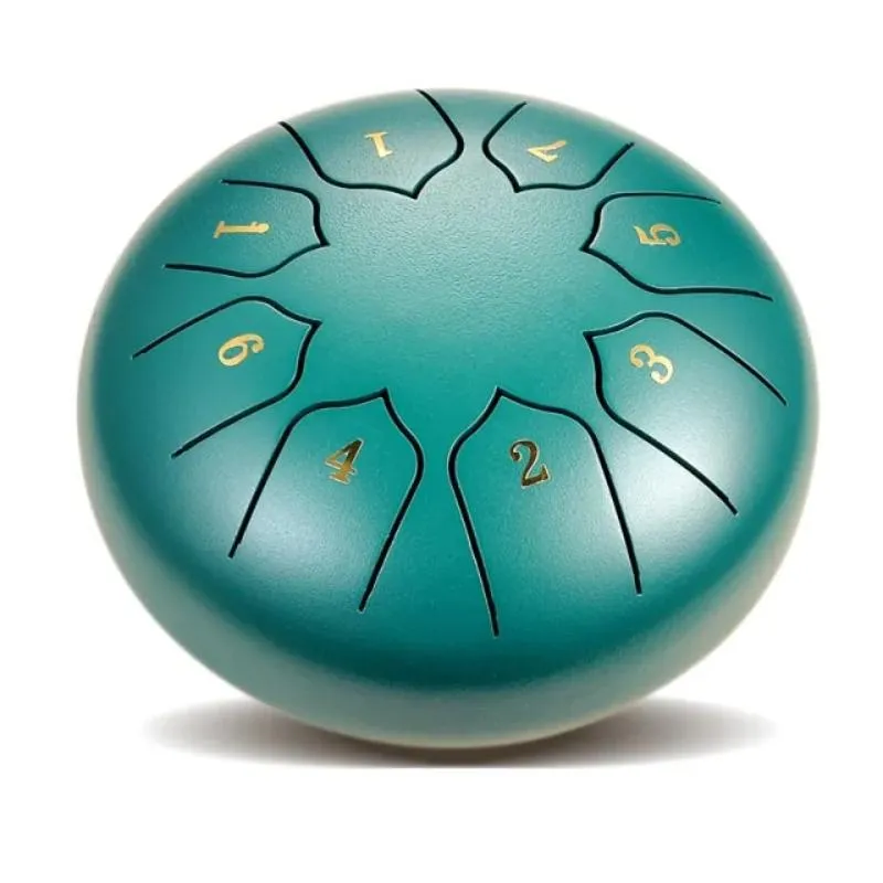 Portable 8-tone rain drum, a versatile acoustic percussion instrument. Ideal for travel & relaxation.