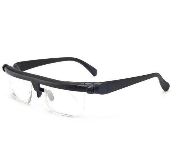Versatile adjustable focus glasses, an essential vision aid for varied needs. Easy to use optical solution.
