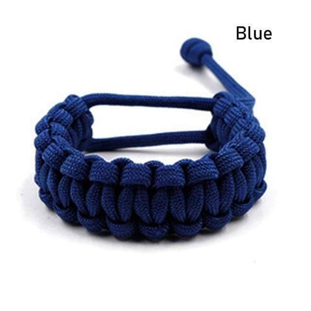 Compact paracord survival bracelet, a must-have outdoor accessory