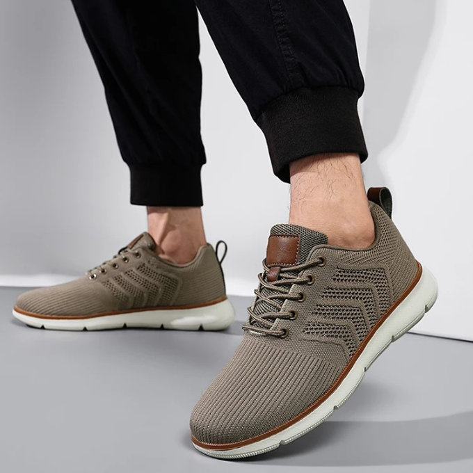 Lightweight Airmesh Stride walking shoes with cushioned support for everyday wear.