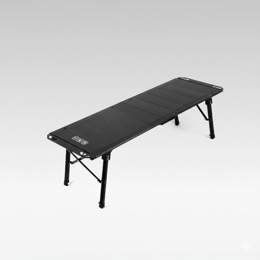 Unisex aluminum modular folding camping table, portable & lightweight for outdoor picnics