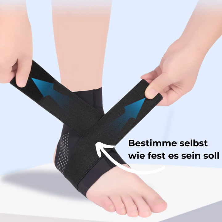 Unisex ankle stabilizer brace for sports injury prevention, providing athletic protection & comfort fit.