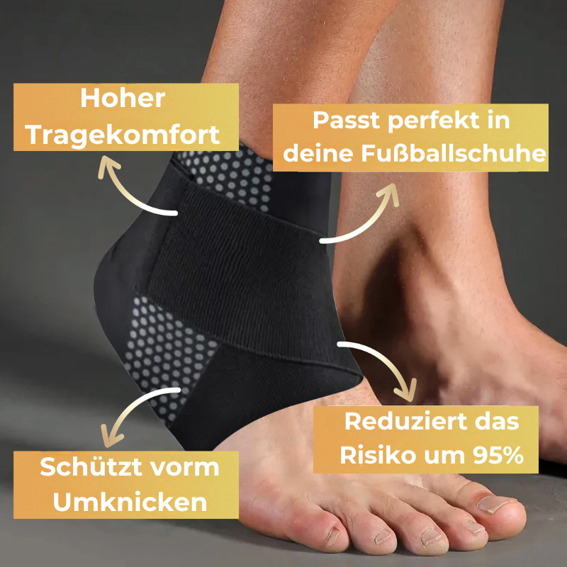 Prevent sports injuries with this unisex ankle support brace, designed for athletic protection & stability.