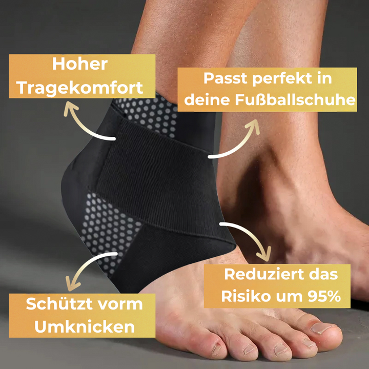 Prevent sports injuries with this unisex ankle support brace, designed for athletic protection & stability.