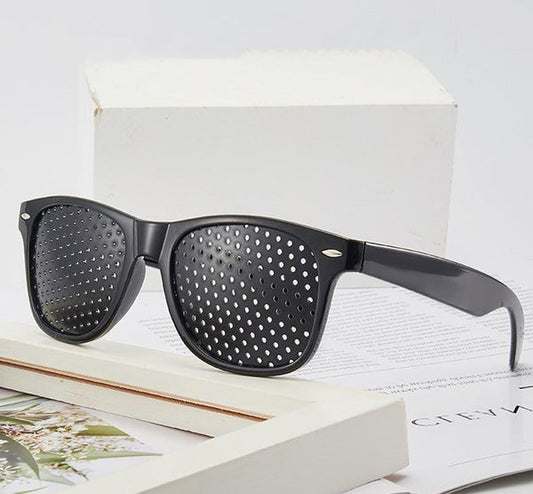 Unisex Anti-Fatigue Pinhole Glasses for vision improvement & eye strain relief.