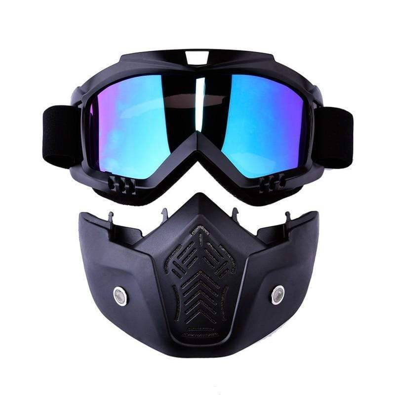 Snowboarding ski goggles with anti-fog lens for clear vision, suitable for snowmobile