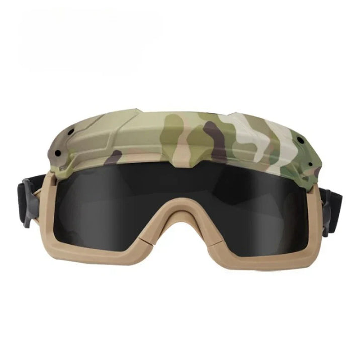 Paintball mask alternative: anti-fog tactical goggles offering superior eye protection.