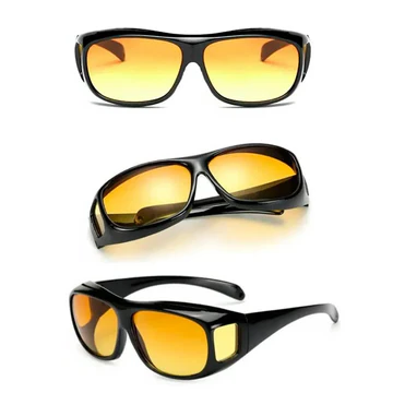 Anti-glare night driving glasses, an essential driver aid for improved vision safety and headlight protection.