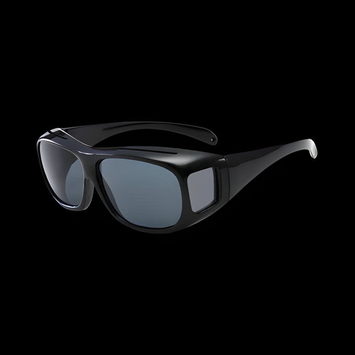 Stylish anti-glare eyewear for night driving, boosting vision enhancement and safety on the road.