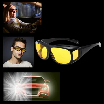 Road safety anti-glare polarized glasses, perfect for clear vision during night driving.