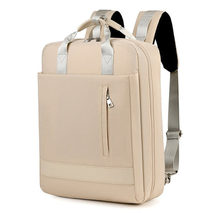 Unisex anti-theft backpack with hidden zippers, USB charging port, and durable Oxford fabric for secure everyday carry.