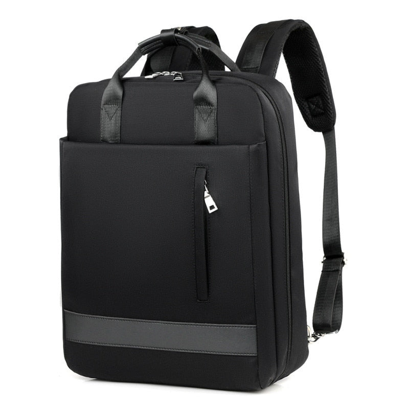 Ergonomic unisex commuter bag with anti-theft features and breathable back panel for comfortable everyday carry.
