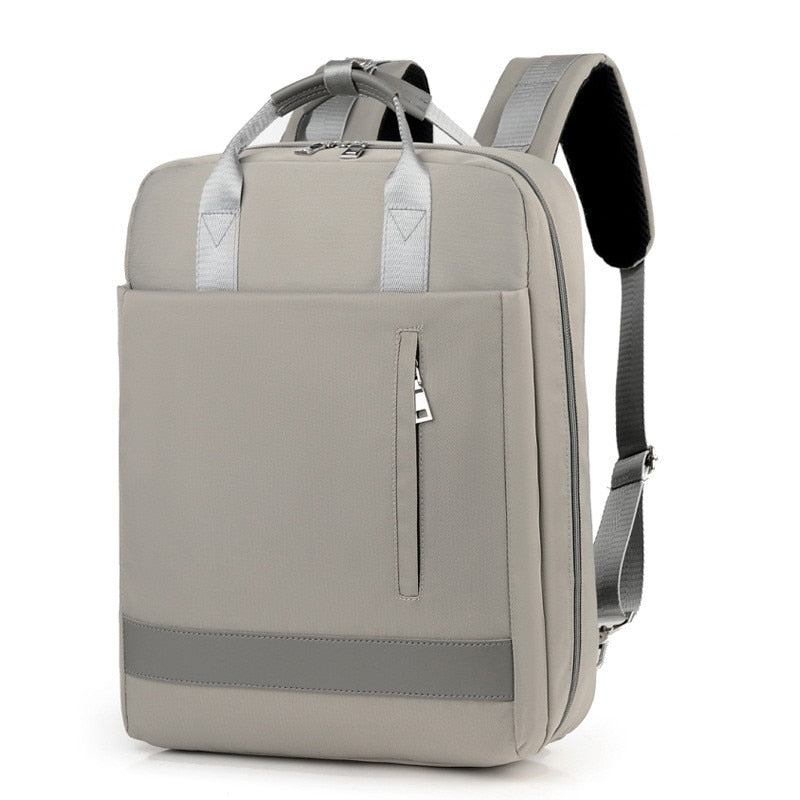 Sleek anti-theft travel bag showcasing hidden zippers and a minimalist design, keeping valuables secure.