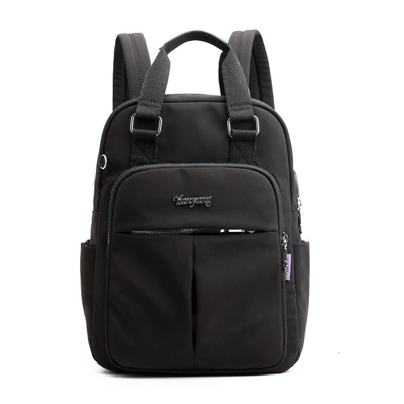 High-security anti-theft backpack, water-resistant, USB charging & multi-compartment for organized daily adventures.
