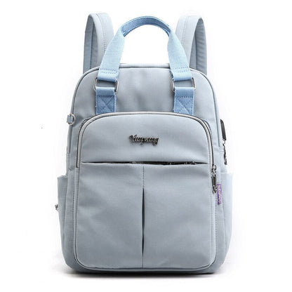 Durable water-resistant anti-theft backpack, perfect for protecting your laptop & essentials on the go.