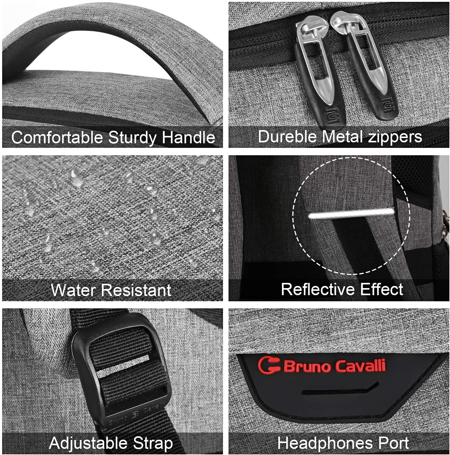 Travel-friendly anti-theft laptop bag, secure & convenient with USB charging capability.