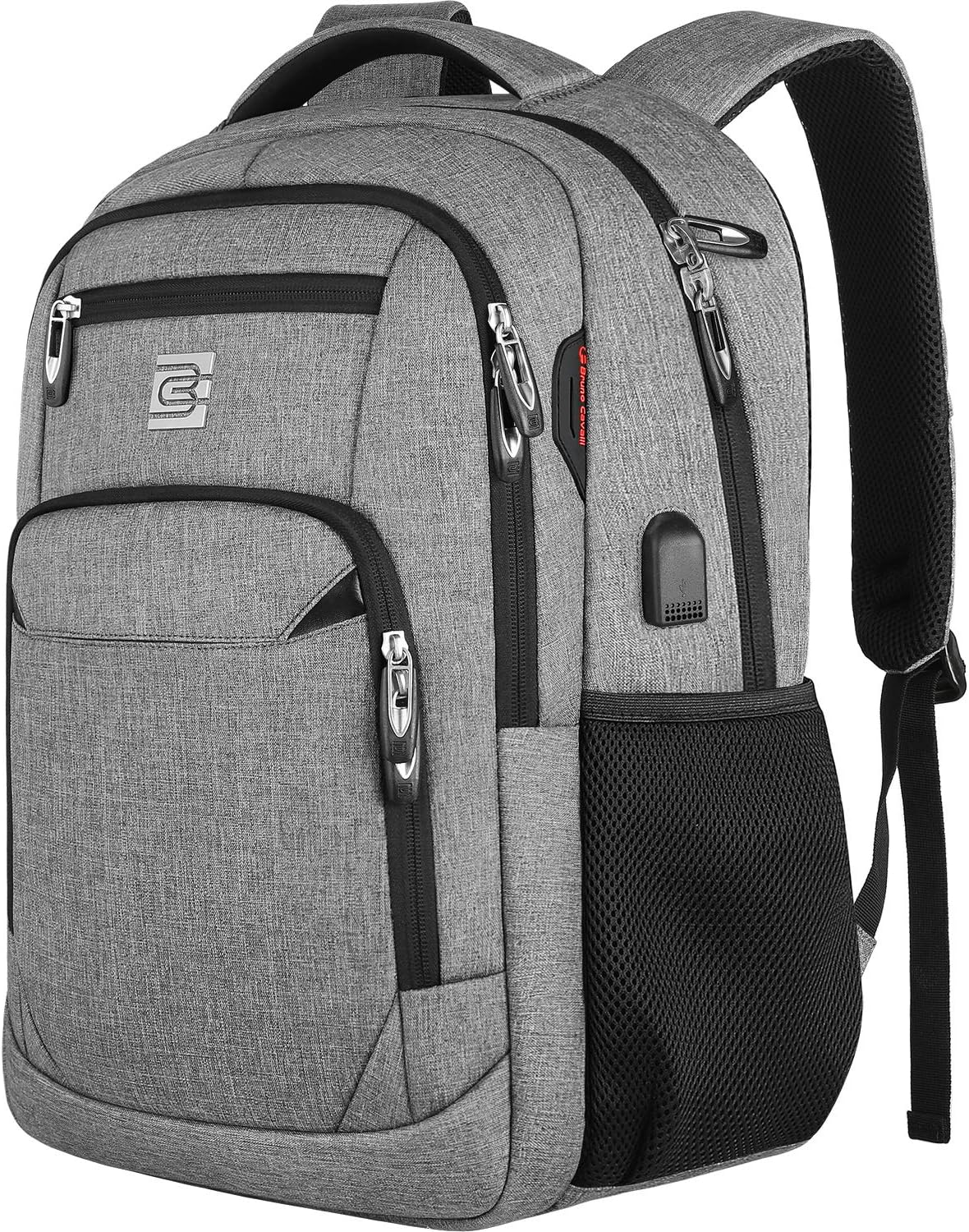 Slim anti-theft backpack, perfect for light travel & keeping devices charged.