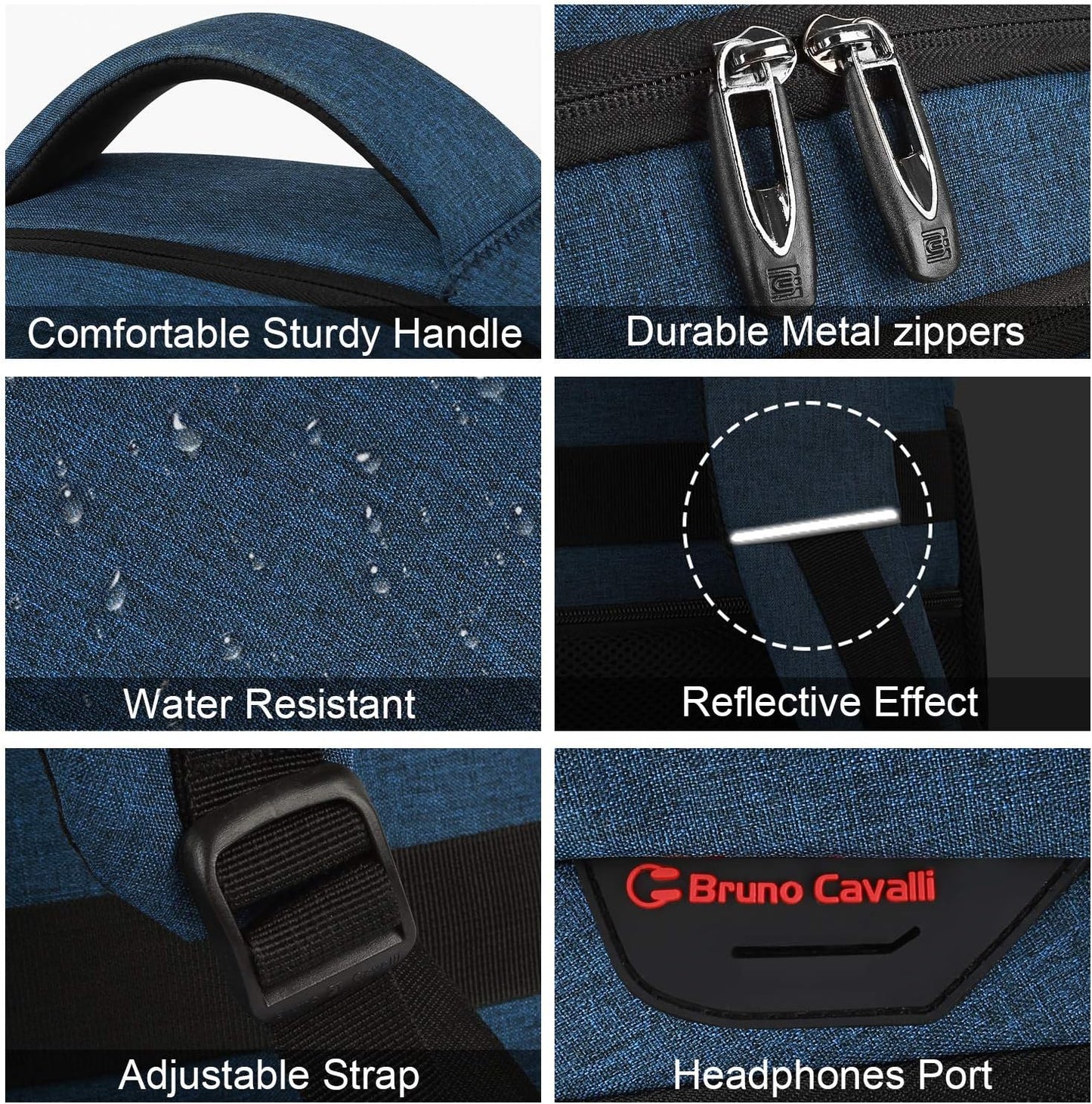 Slim water-resistant anti-theft backpack, perfect for students carrying laptops & devices.