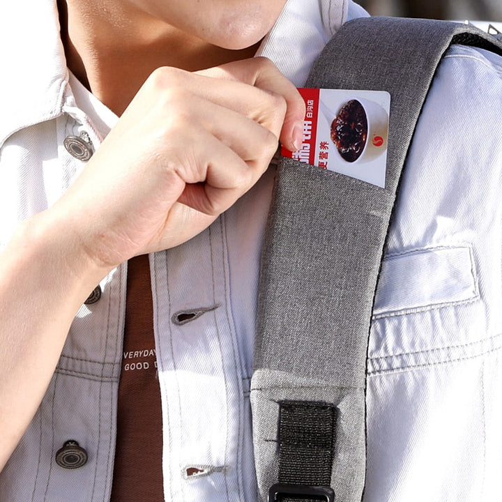 Durable unisex anti-theft laptop bag. Ideal for daily use, offering secure storage and a convenient USB port.