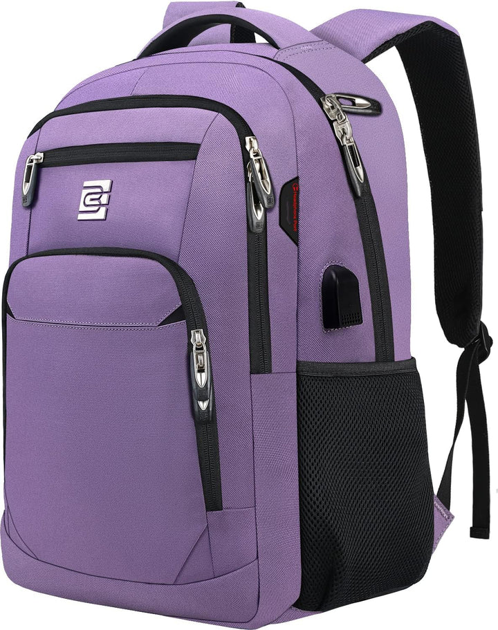 Versatile anti-theft backpack for daily carry, features USB charging & ample storage.