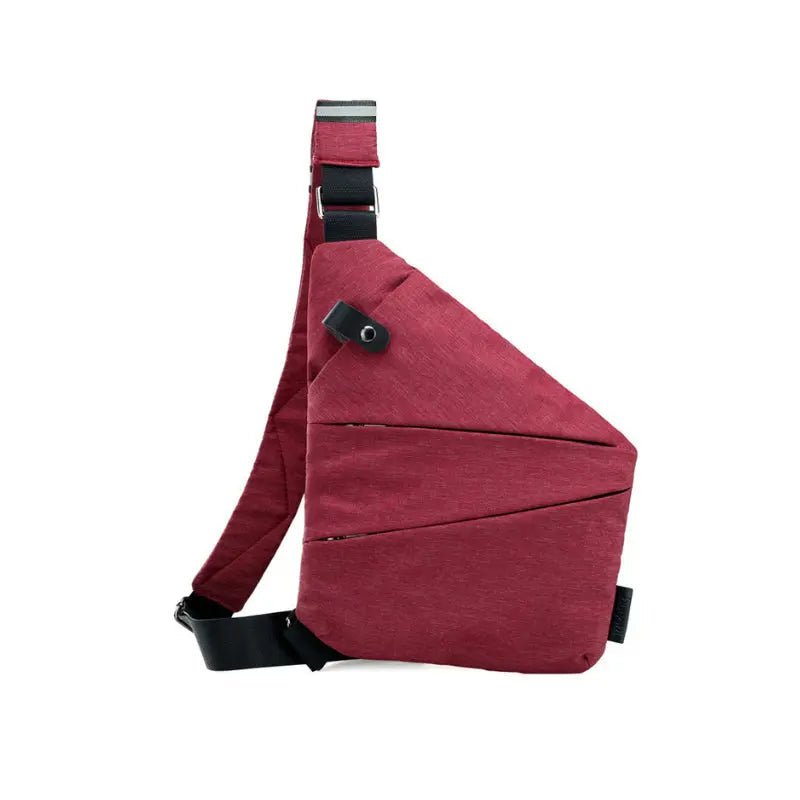 Everyday unisex anti-theft shoulder bag, lightweight & secure crossbody. Discreet urban messenger for essentials.